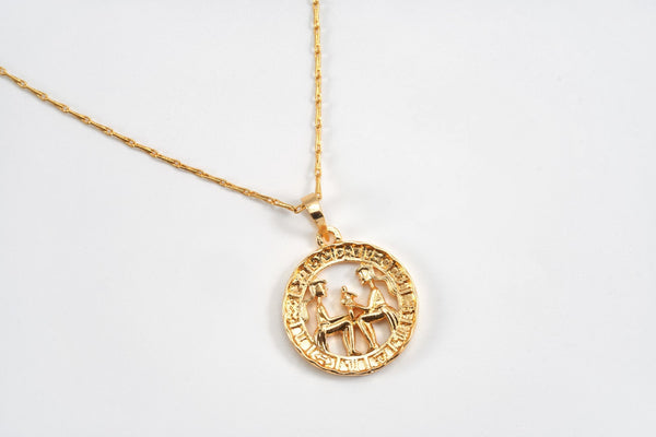 Gold Plated Star Sign Necklace 