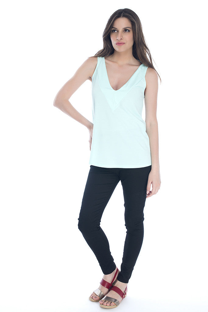 Sleeveless Top in Mint