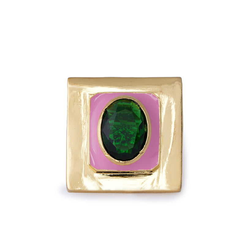 The Pink Emerald Ring